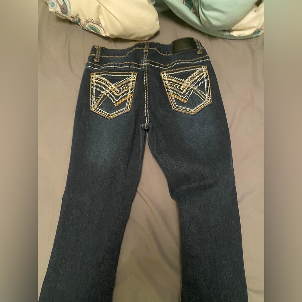 dark washed jeans
